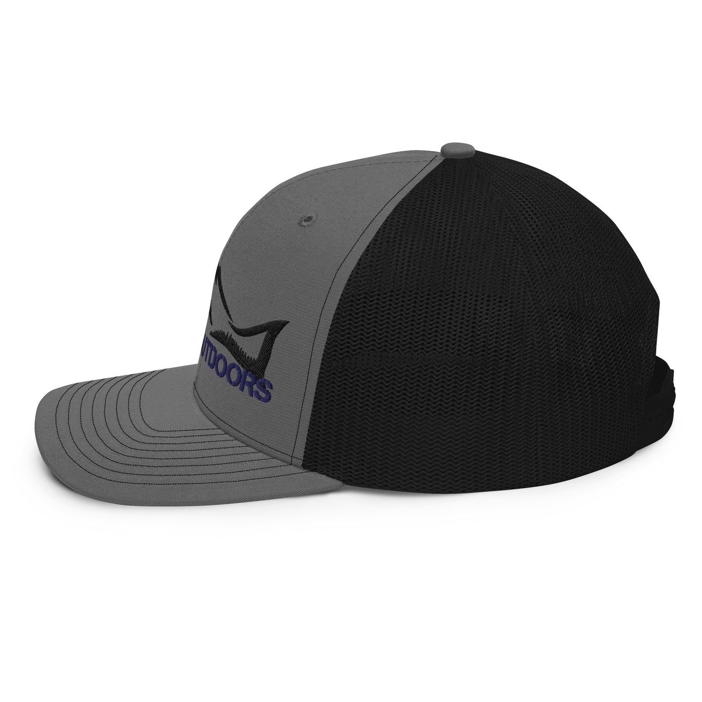 Good Luck Fishing Hat (Black & Blue)